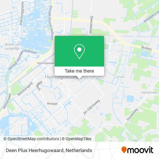 Deen Plus Heerhugowaard Karte