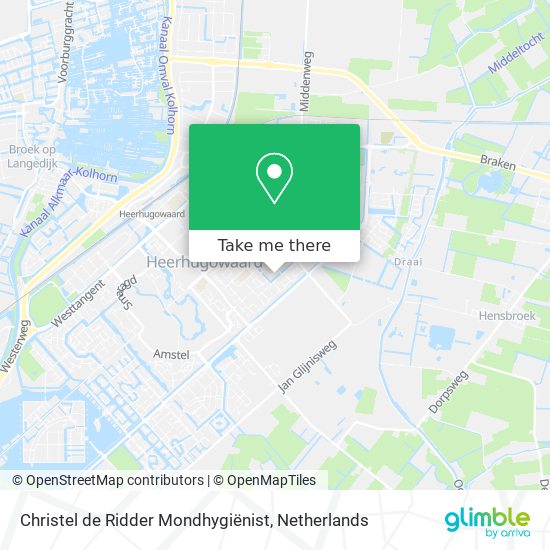 Christel de Ridder Mondhygiënist Karte