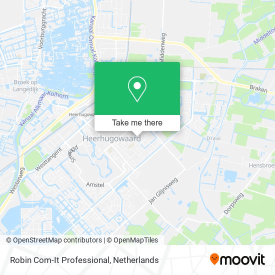 Robin Com-It Professional map