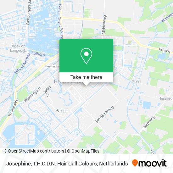 Josephine, T.H.O.D.N. Hair Call Colours map