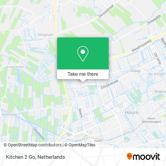 Kitchen 2 Go map