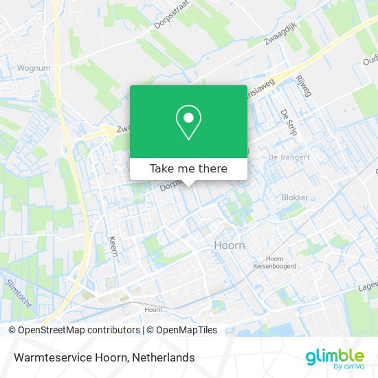 Warmteservice Hoorn map