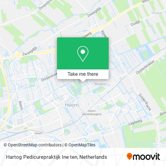 Hartog Pedicurepraktijk Ine ten map