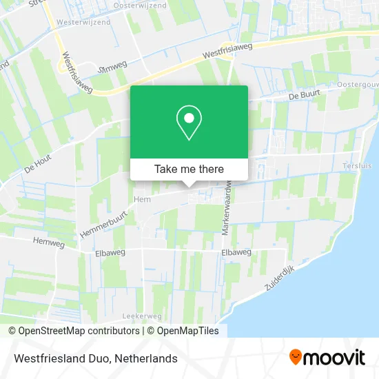 Westfriesland Duo map