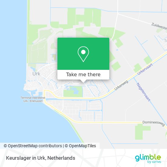 Keurslager in Urk Karte