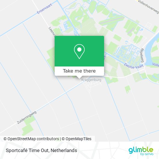 Sportcafé Time Out map