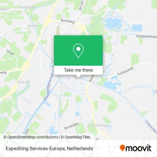 Expediting Services-Europe map