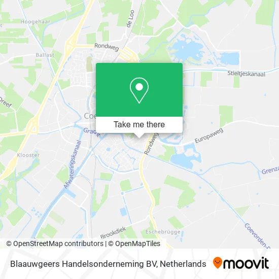 Blaauwgeers Handelsonderneming BV map