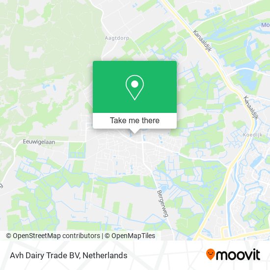 Avh Dairy Trade BV map