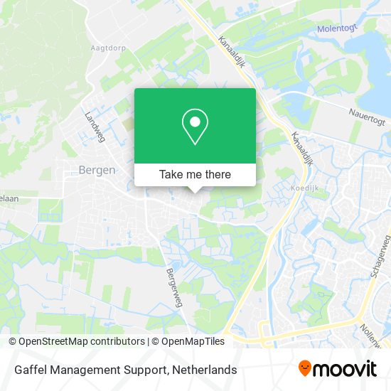 Gaffel Management Support map