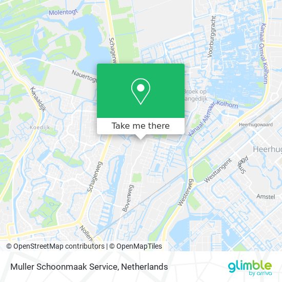 Muller Schoonmaak Service Karte