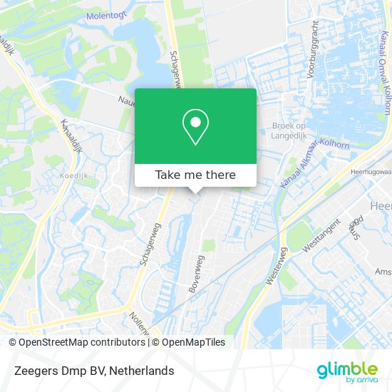 Zeegers Dmp BV map