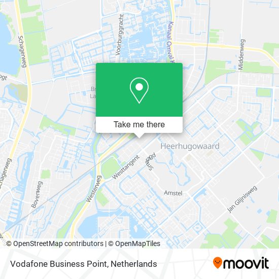 Vodafone Business Point map