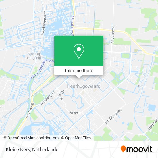 Kleine Kerk Karte