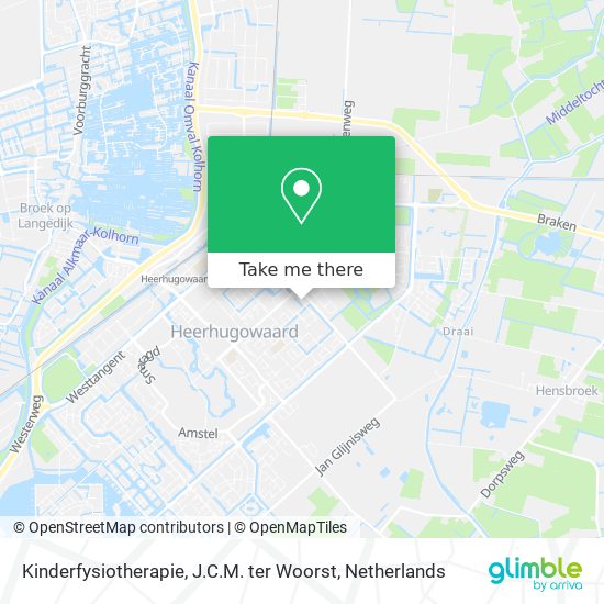 Kinderfysiotherapie, J.C.M. ter Woorst map