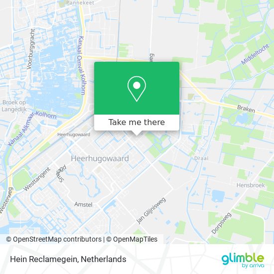 Hein Reclamegein map