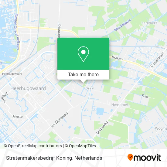 Stratenmakersbedrijf Koning map