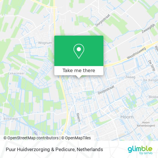 Puur Huidverzorging & Pedicure Karte