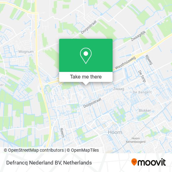 Defrancq Nederland BV map