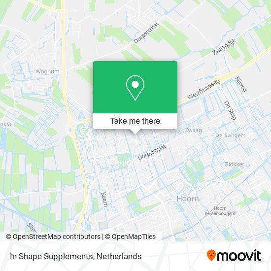 In Shape Supplements map
