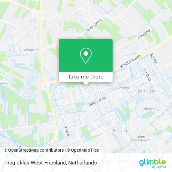 Regioklus West-Friesland Karte