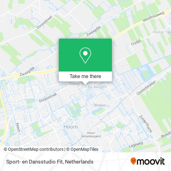 Sport- en Dansstudio Fit map