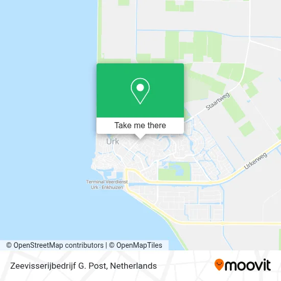 Zeevisserijbedrijf G. Post map
