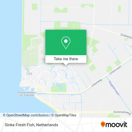 Sinke Fresh Fish map