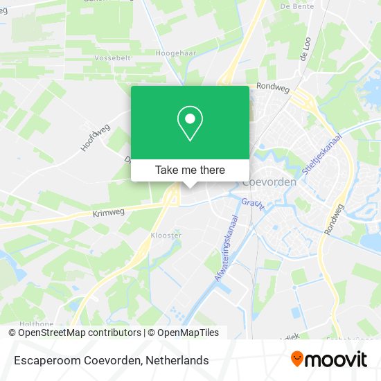 Escaperoom Coevorden map