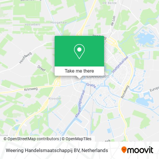 Weering Handelsmaatschappij BV map