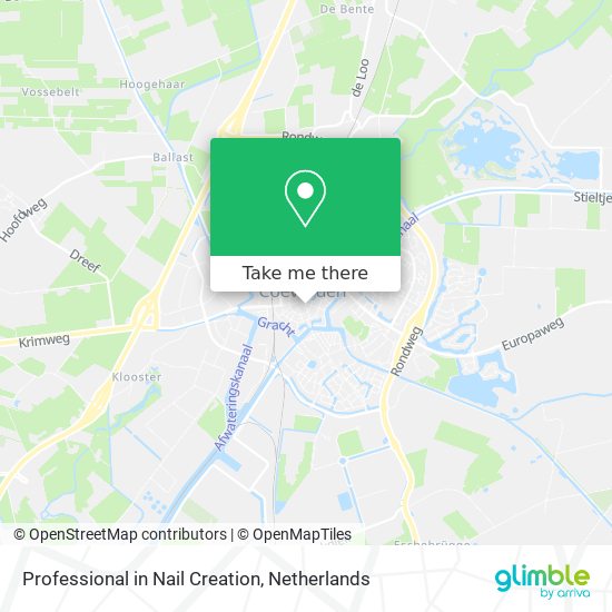 Professional in Nail Creation map