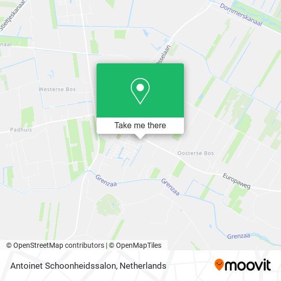 Antoinet Schoonheidssalon Karte