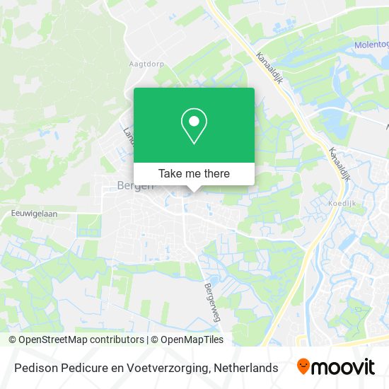 Pedison Pedicure en Voetverzorging Karte