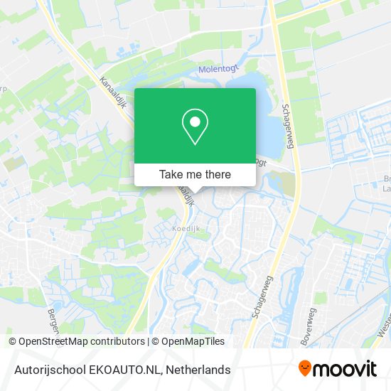 Autorijschool EKOAUTO.NL map