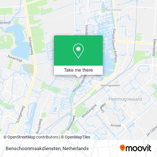 Benschoonmaakdiensten map