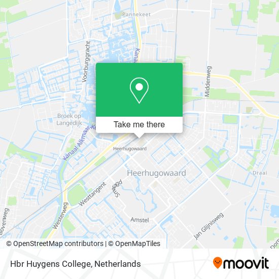 Hbr Huygens College map