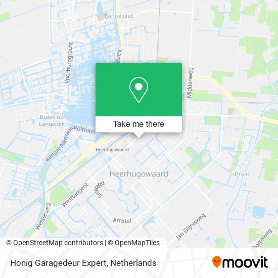 Honig Garagedeur Expert map
