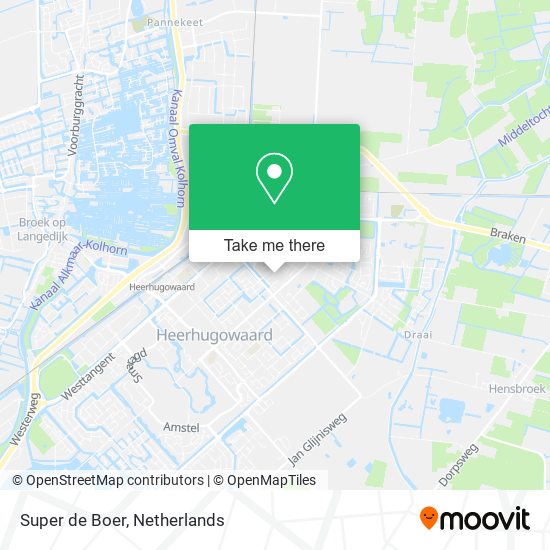 Super de Boer map