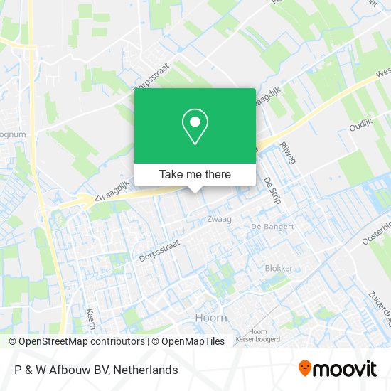 P & W Afbouw BV map