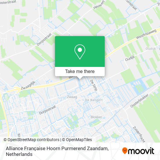 Alliance Française Hoorn Purmerend Zaandam map