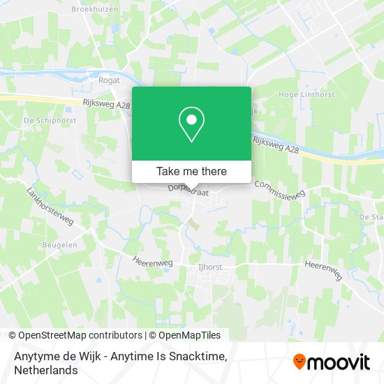 Anytyme de Wijk - Anytime Is Snacktime map