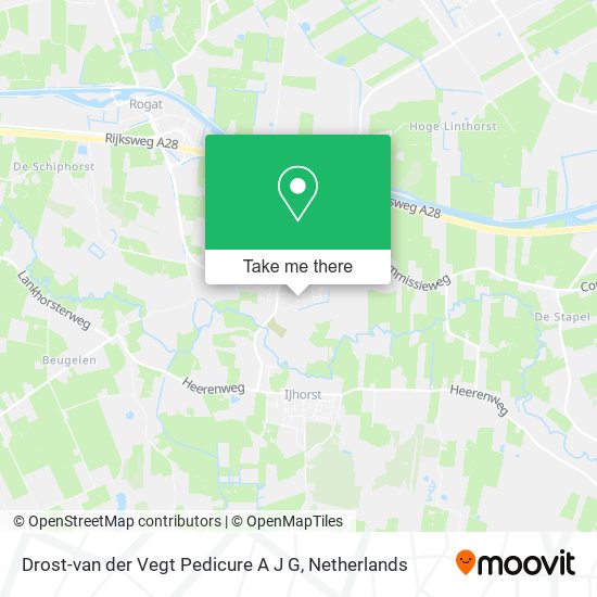 Drost-van der Vegt Pedicure A J G map