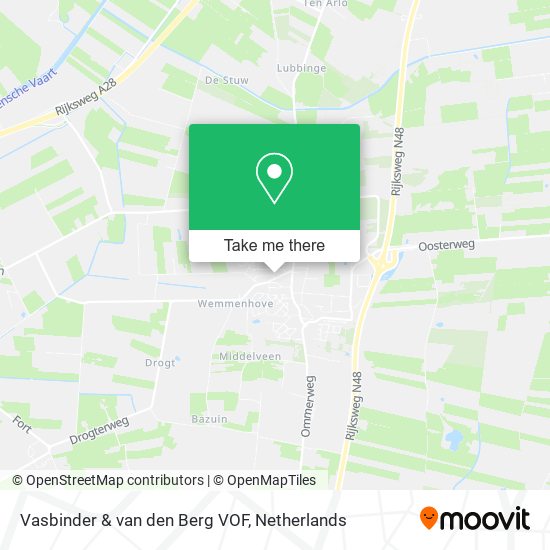 Vasbinder & van den Berg VOF map