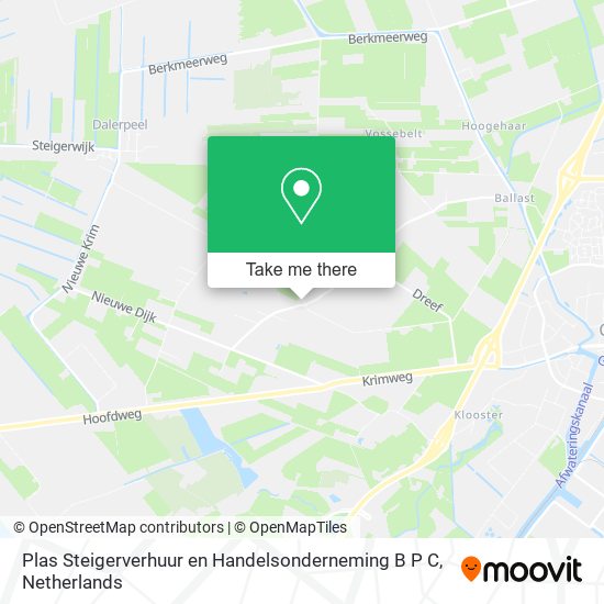 Plas Steigerverhuur en Handelsonderneming B P C map