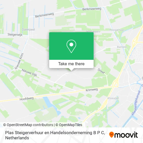 Plas Steigerverhuur en Handelsonderneming B P C map