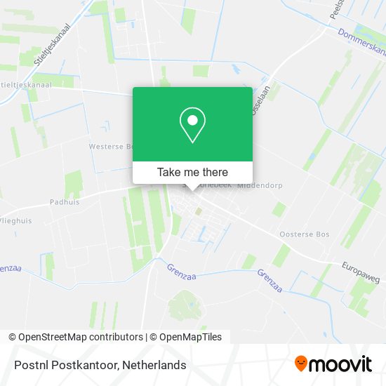 Postnl Postkantoor map