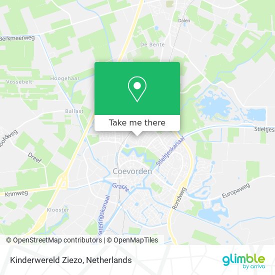 Kinderwereld Ziezo map