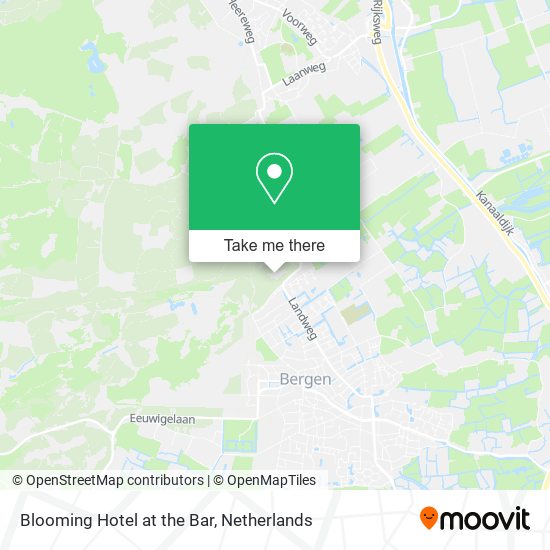 Blooming Hotel at the Bar map