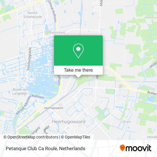 Petanque Club Ca Roule map