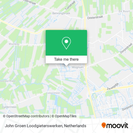 John Groen Loodgieterswerken map